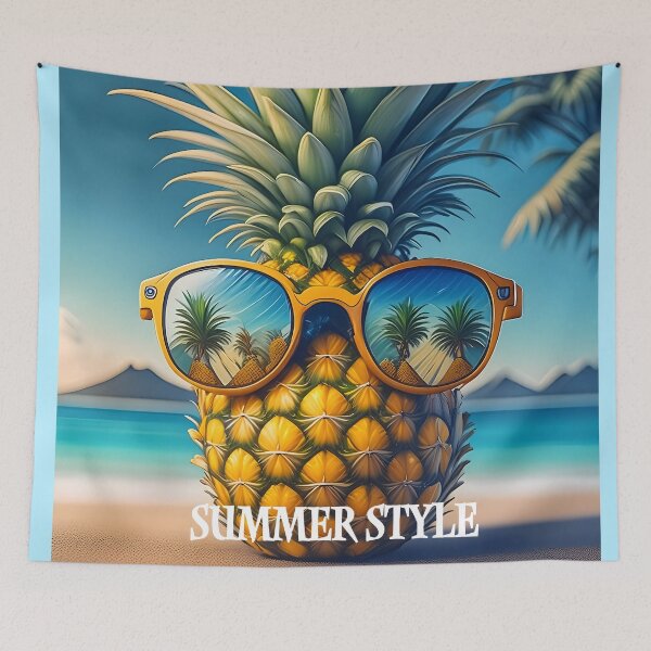 Item preview, Pineapple Summer Style - Beach Vibes Artwork designed and sold by AdelkoDesigns.