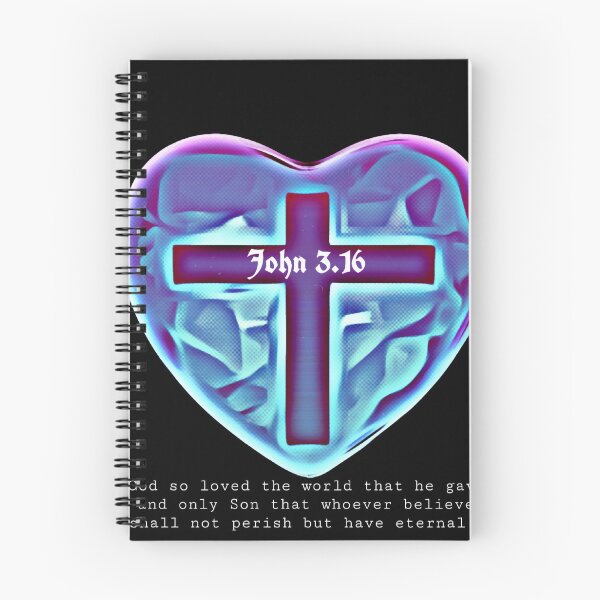 Item preview, John 3.16 heart ♥  designed and sold by Kangaroo Sun.