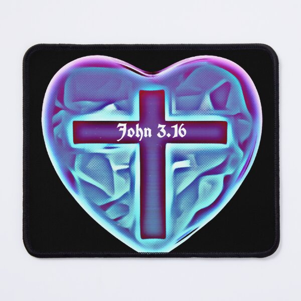 Item preview, John 3.16 heart ♥  designed and sold by Kangaroo Sun.