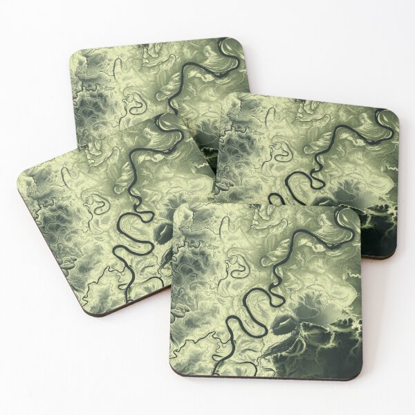 Item preview, Ridge and swale channel patterns of the Alabama River in Alabama. designed and sold by geotadams.