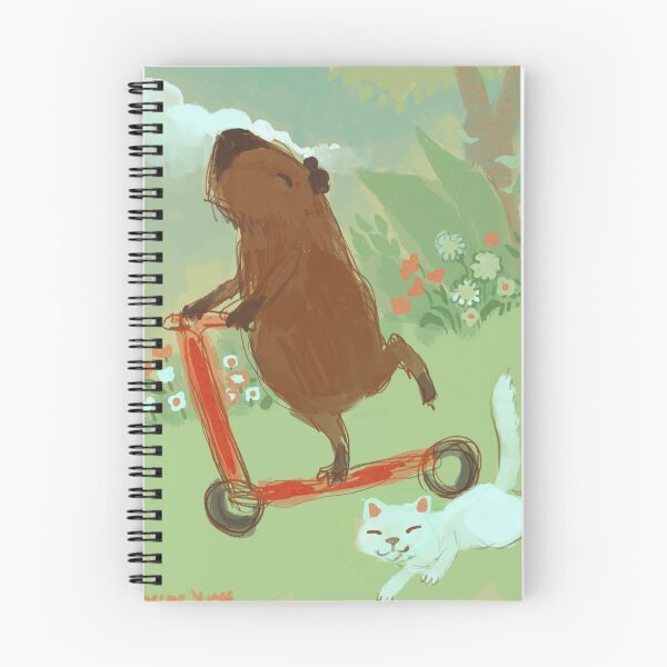 Item preview, capibara en scooter designed and sold by guilhernunes.