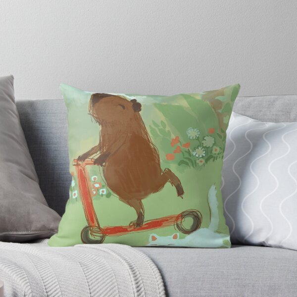 Item preview, capybara on a scooter designed and sold by guilhernunes.