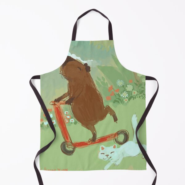 Item preview, capybara on a scooter designed and sold by guilhernunes.