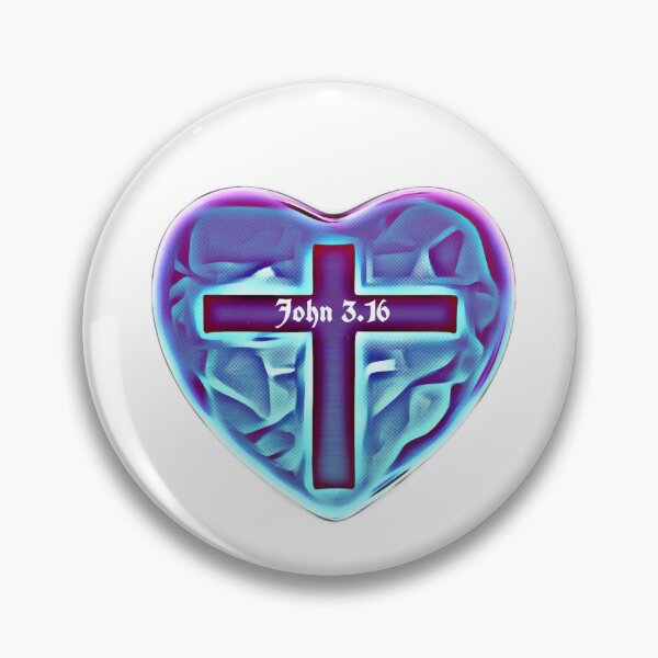 Item preview, John 3.16 heart ♥  designed and sold by Kangaroo Sun.
