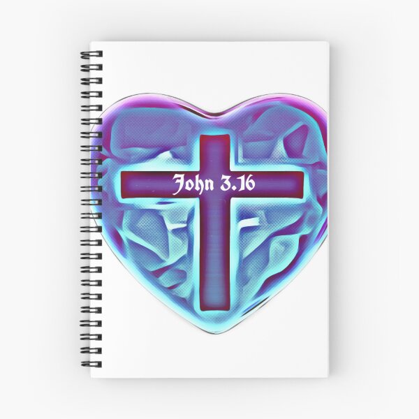 Item preview, John 3.16 heart ♥  designed and sold by Kangaroo Sun.
