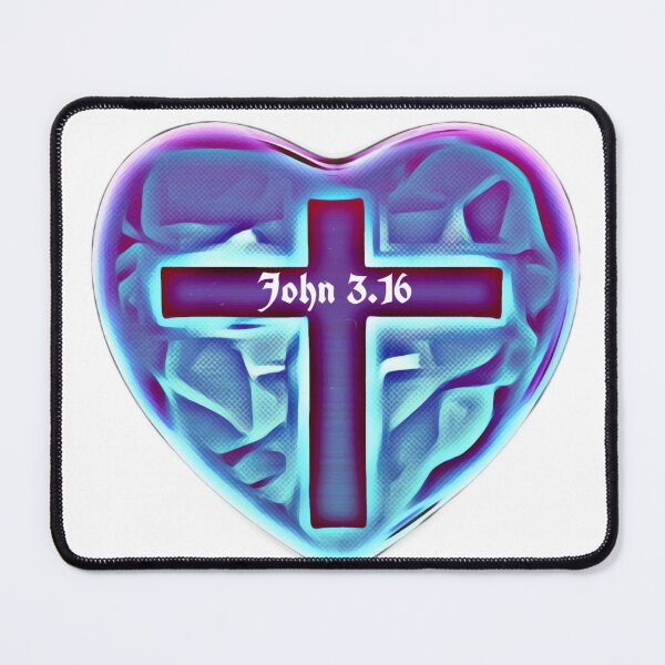 Item preview, John 3.16 heart ♥ designed and sold by Kangaroo Sun.