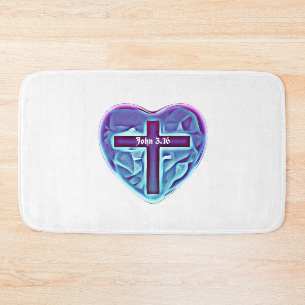 Item preview, John 3.16 heart ♥  designed and sold by Kangaroo Sun.