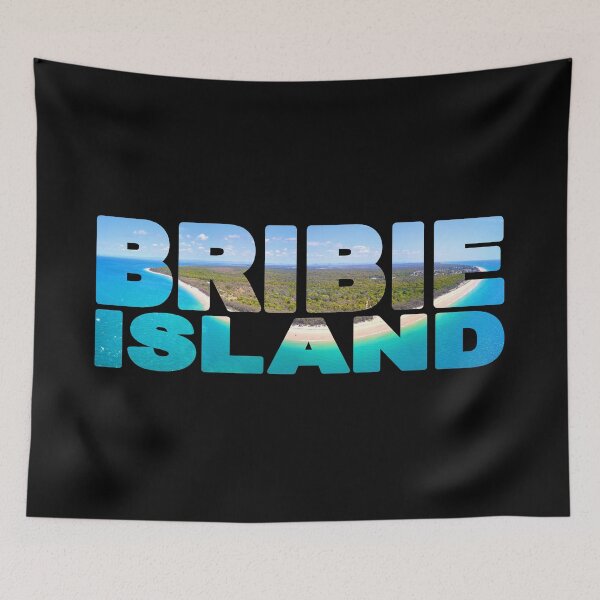 Item preview, BRIBIE ISLAND - Aerial on a Perfect Day Glasshouse Mountains designed and sold by Adam Gormley.