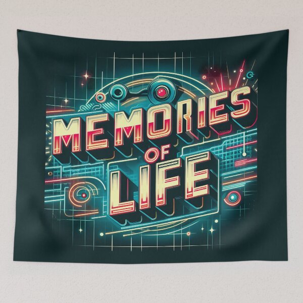 Item preview, Memories of life, typography designed and sold by maxmaj.