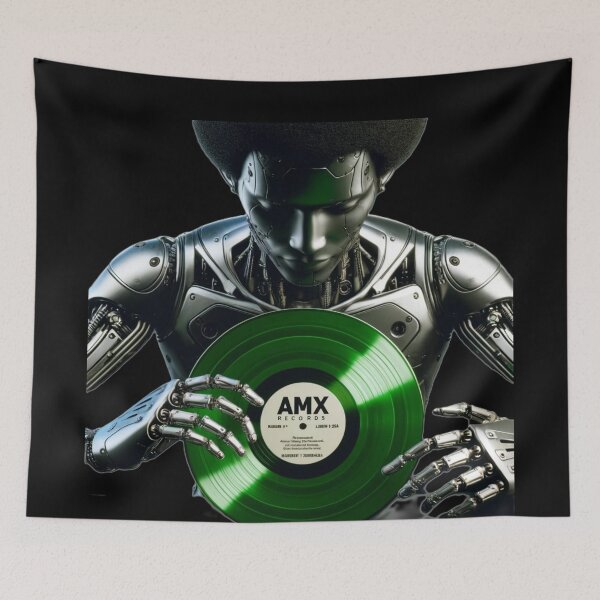 Item preview, AMX Cyborg Green designed and sold by ShopVDT.