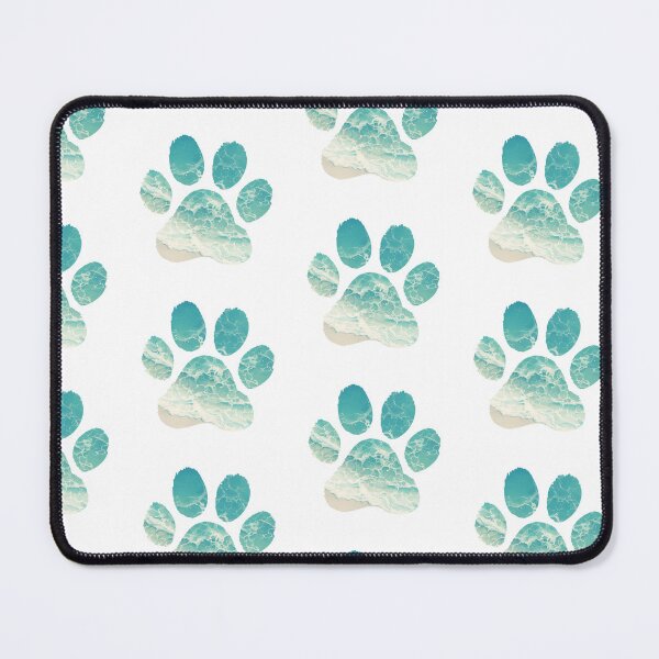 Item preview, Beach in Paw Print Shape | Print designed and sold by Unrooted.