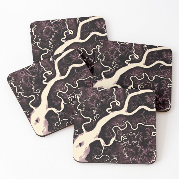 Item preview, Tidal creeks in the  Waccasassa Bay State Preserver in Florida designed and sold by geotadams.