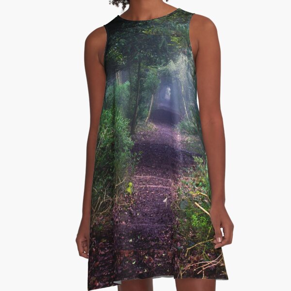 Avenue of Yew A-Line Dress