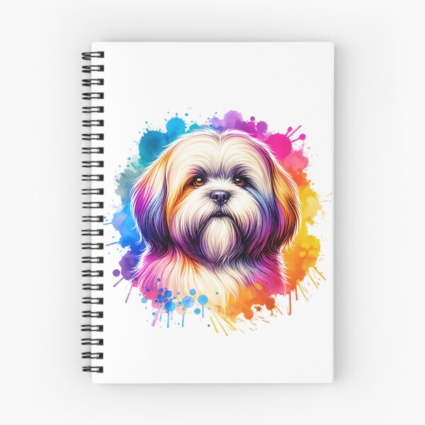 Artikelvorschau, Aquarell Lhasa Apso Hund entworfen und verkauft von TheAnimalZ00.