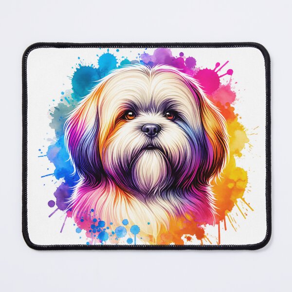 Item preview, Watercolor Lhasa Apso Dog designed and sold by TheAnimalZ00.