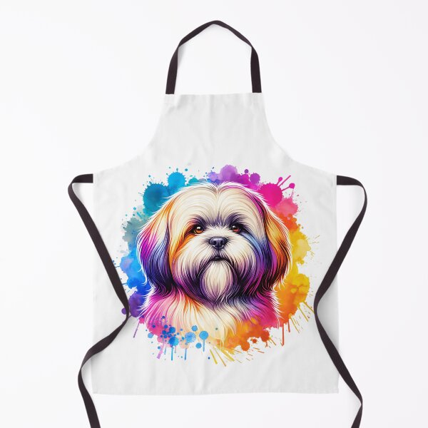 Item preview, Watercolor Lhasa Apso Dog designed and sold by TheAnimalZ00.