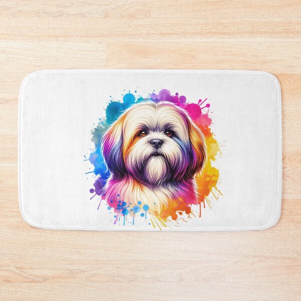 Item preview, Watercolor Lhasa Apso Dog designed and sold by TheAnimalZ00.