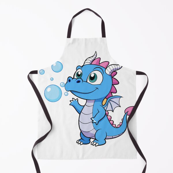 Item preview, Fluffy Dragon Blowing Bubbles designed and sold by omerfdln34.