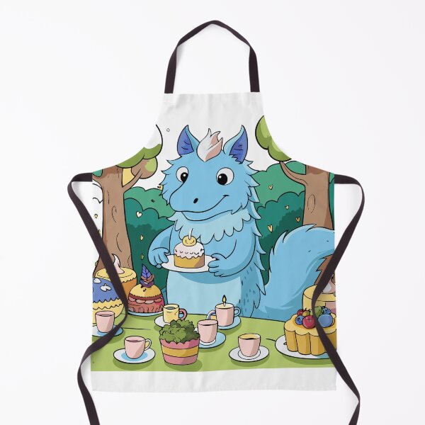 Item preview, Fluffy Dragon Hosting a Tea Party designed and sold by omerfdln34.