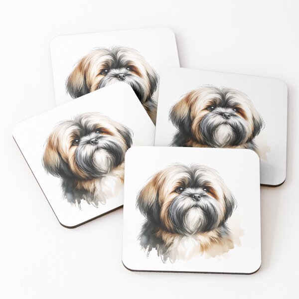 Item preview, Lhasa Apso Head designed and sold by TheAnimalZ00.