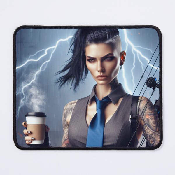 Item preview, Office Samurai's Coffee Break designed and sold by Ghost Archer Illusions.