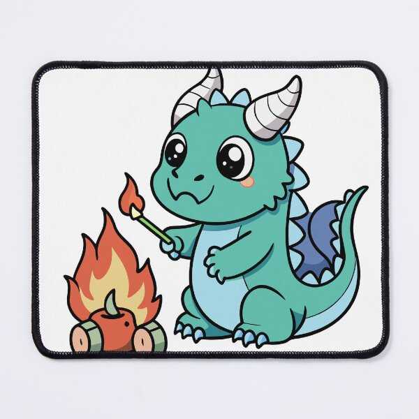 Item preview, Fluffy Dragon Using Gentle Flames designed and sold by omerfdln34.
