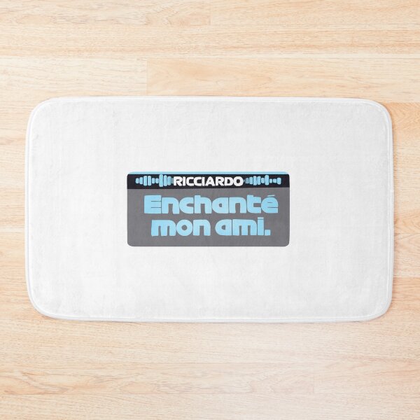 Item preview, Ricciardo - Enchanté mon ami - Board Radio - F1 designed and sold by SimoneLooijenga.
