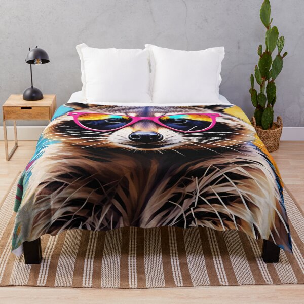 Item preview, Mapache fresco abstracto designed and sold by TheAnimalZ00.