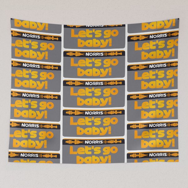 Item preview, Norris - let's go baby! - Board Radio - F1 designed and sold by SimoneLooijenga.