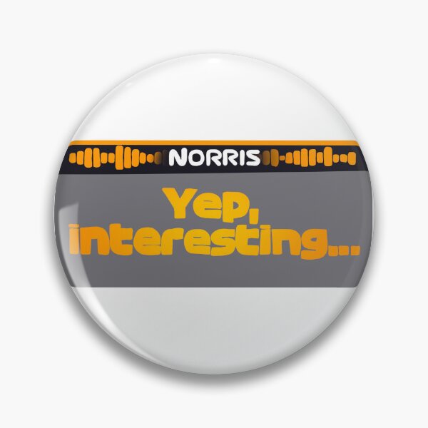 Item preview, Norris - Yep, interesting... - Board Radio - F1 designed and sold by SimoneLooijenga.