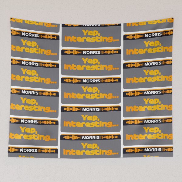 Item preview, Norris - Yep, interesting... - Board Radio - F1 designed and sold by SimoneLooijenga.