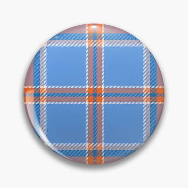 Item preview, Modern Blue & Orange Plaid Pattern designed and sold by PattenMonster.