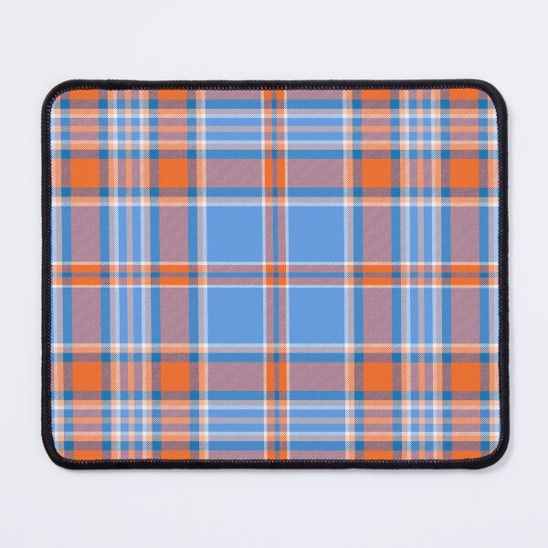 Item preview, Modern Blue & Orange Plaid Pattern designed and sold by PattenMonster.