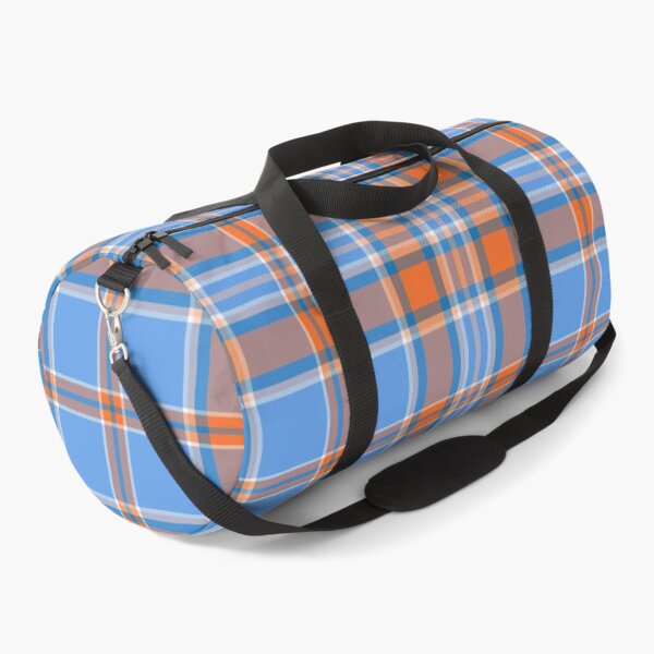 Item preview, Modern Blue & Orange Plaid Pattern designed and sold by PattenMonster.