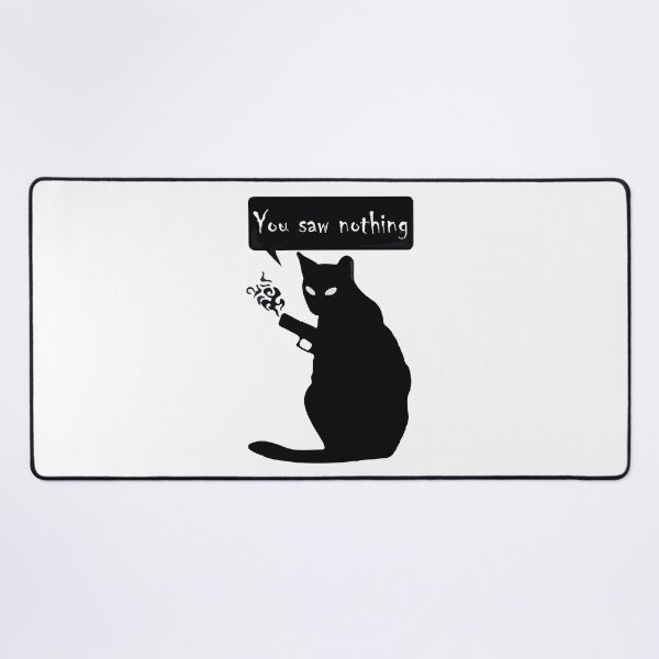 Item preview, cat gun shot - "You saw nothing" designed and sold by LoFi-OG.