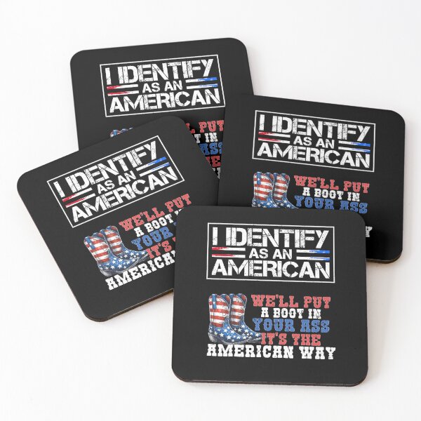 Item preview, I Identify As An American  designed and sold by WoodburyLake.