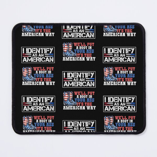 Item preview, I Identify As An American designed and sold by WoodburyLake.