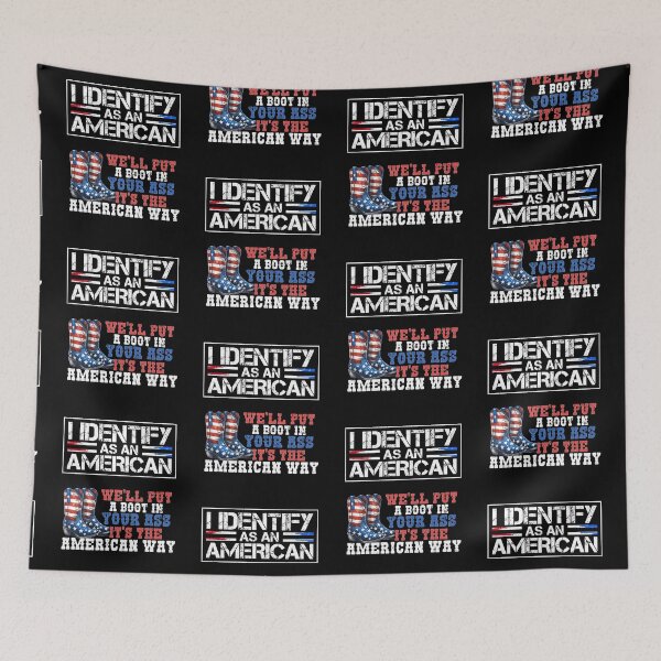 Item preview, I Identify As An American  designed and sold by WoodburyLake.