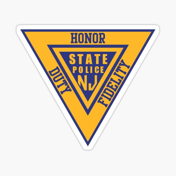 Artikel-Vorschau von Motorradabteilung der Jersey State Police, USA, designt und verkauft von miyazdesignart.
