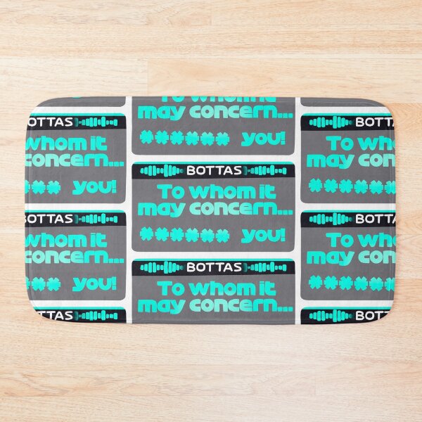Item preview, Bottas - To whom it may concern - Board Radio - F1 designed and sold by SimoneLooijenga.