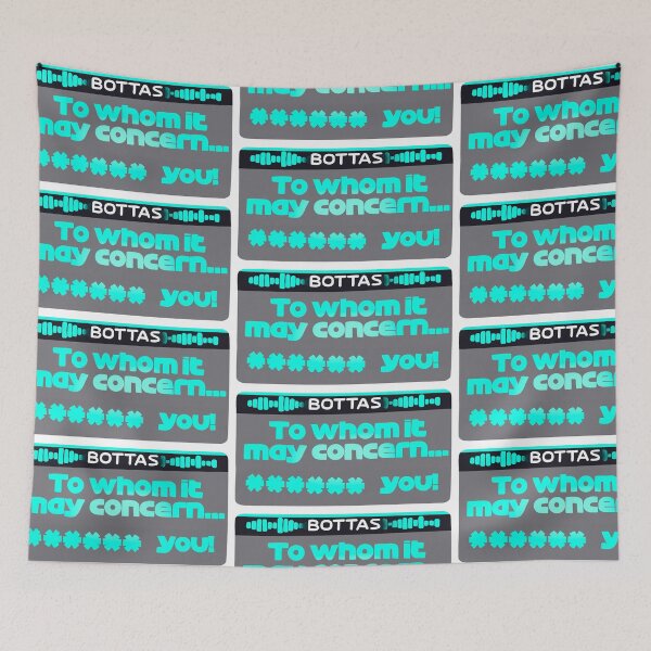 Item preview, Bottas - To whom it may concern - Board Radio - F1 designed and sold by SimoneLooijenga.