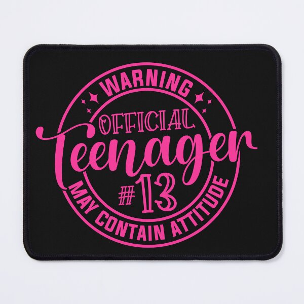 Item preview, Funny Warning Official Teenager May Contain Attitude designed and sold by AlienOccupation.