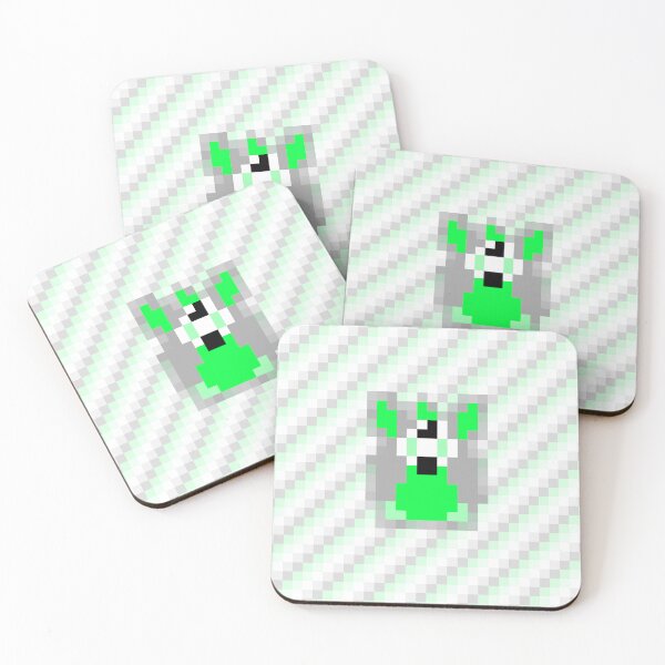Item preview, Aromantic Pride Furby Pixel Art designed and sold by NewtsNovelty.