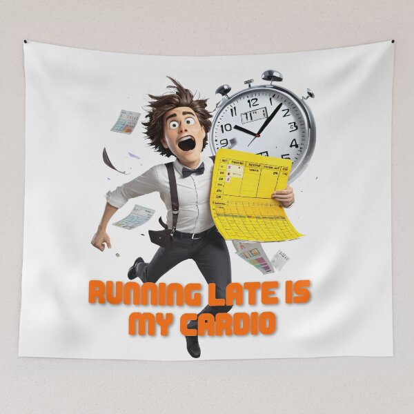 Item preview, Running Late Is My Cardio designed and sold by LKozerski.