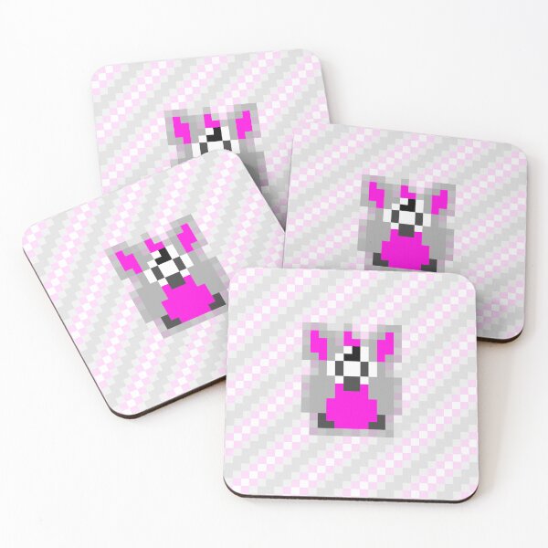 Item preview, Demigirl Pride Furby Pixel Art designed and sold by NewtsNovelty.