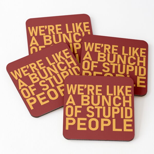 Item preview, "WE’RE LIKE A BUNCH OF STUPID PEOPLE" Trump Biden Debate 2024 Quote designed and sold by Decamegashop.