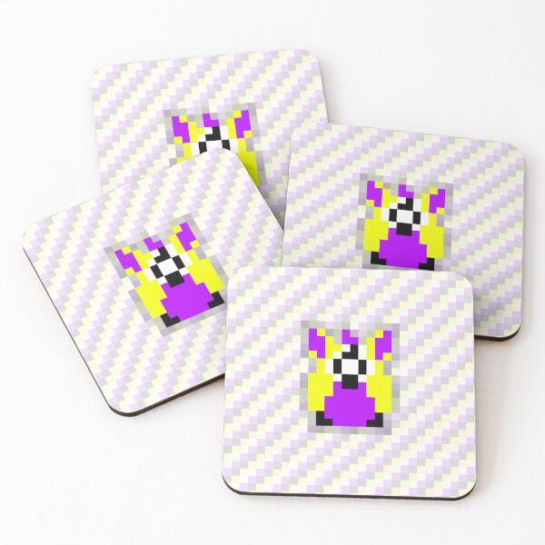 Item preview, Nonbinary Pride Furby Pixel Art designed and sold by NewtsNovelty.