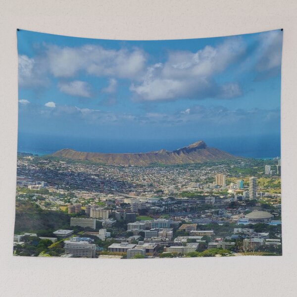 Item preview, Diamond Head on the Island of Oahu Hawaii designed and sold by BeWitchingMom.