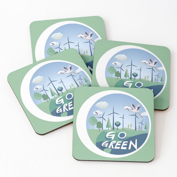 Item preview, Go Green - Eco-Friendly Nature Artwork designed and sold by AdelkoDesigns.