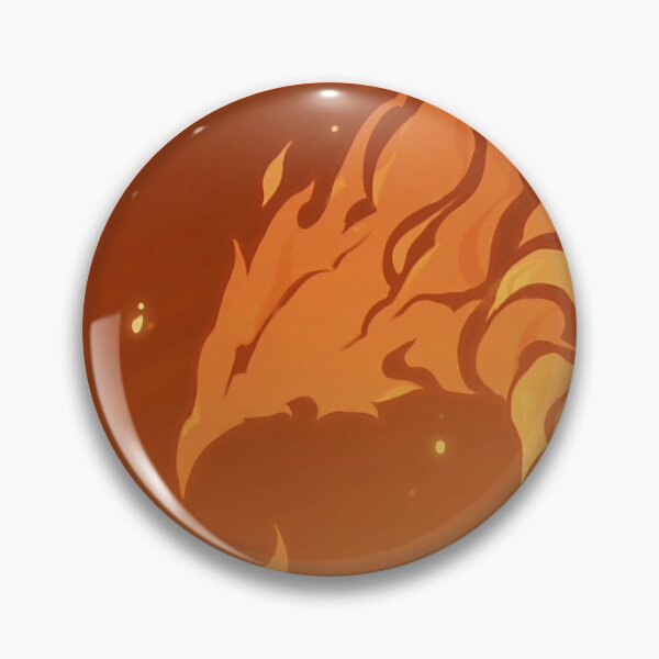 Item preview, Diluc: Flames / Genshin Impact Namecard designed and sold by Lennming.